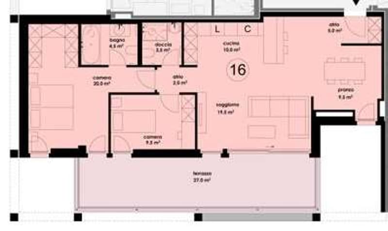 Appartamento 3.5 locali con terrazzo (13)