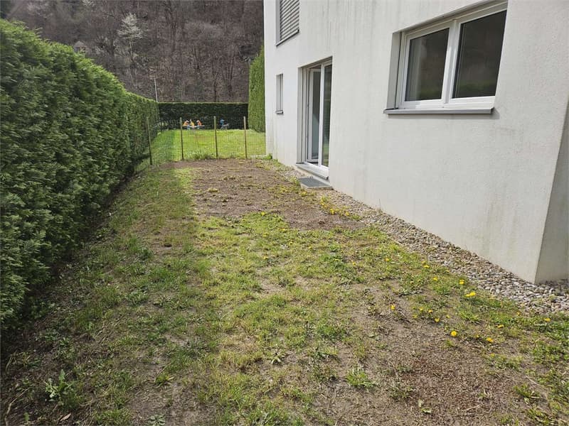 Iragna, affitto 2.5 locali piano terra con giardino privato (4)