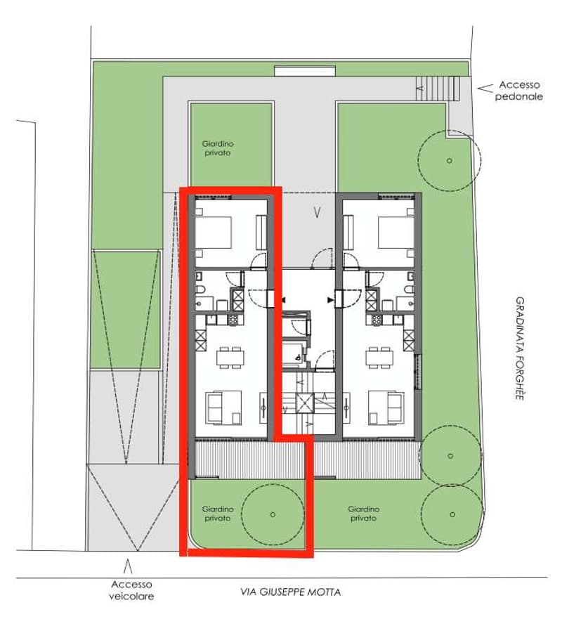 Moderno 2.5 con giardino (12)