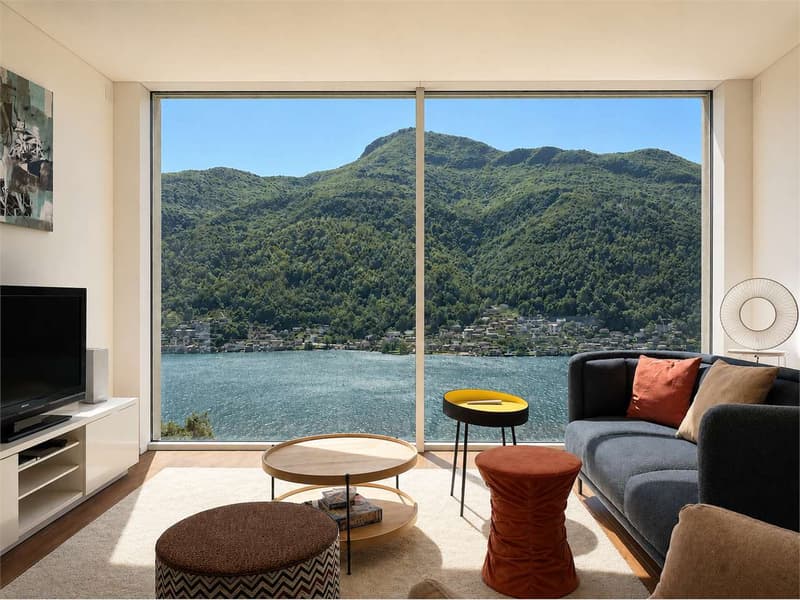 Attico panoramico con ampia terrazza e vista lago (2)
