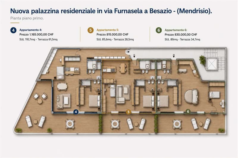 BESAZIO - ESCLUSIVA RESIDENZA DI SOLE 6 UNITÀ ABITATIVE (5)