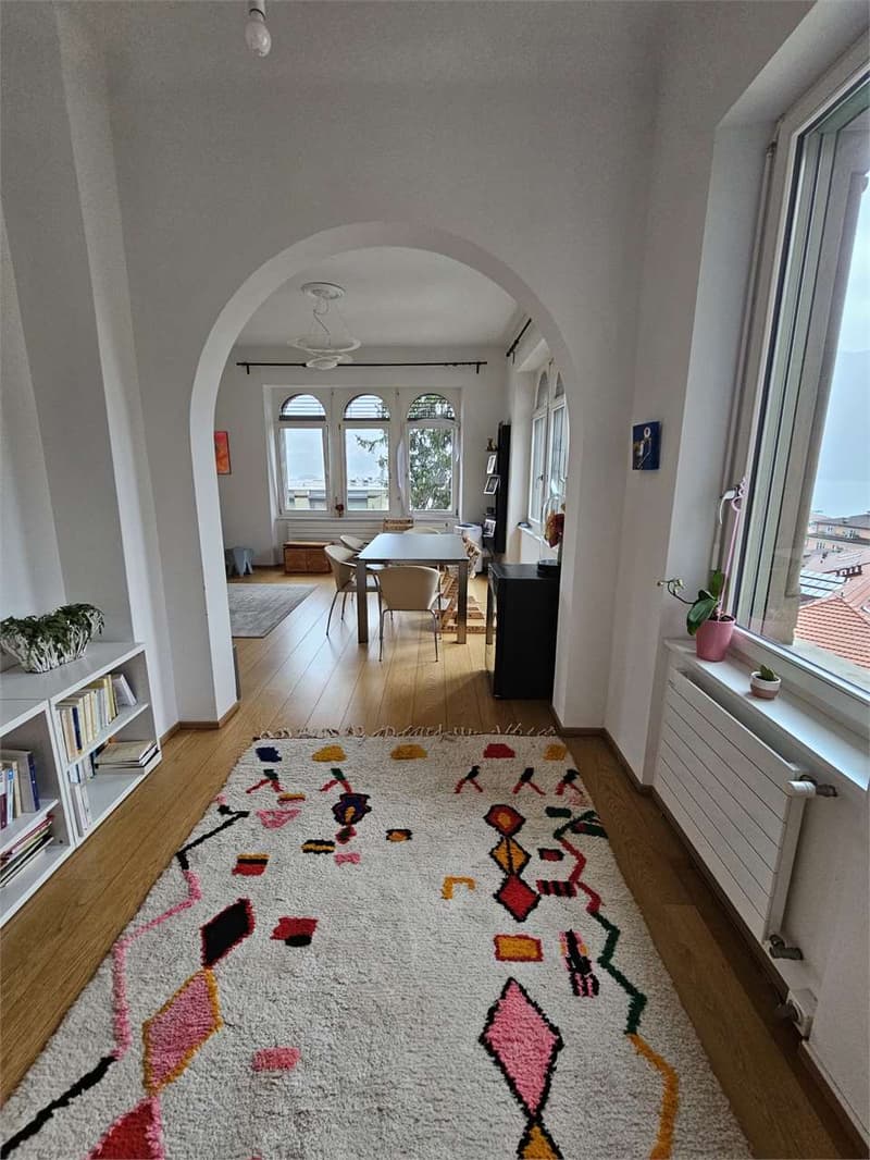 Lugano centre-ville, duplex 5.5 pièces dans une villa d'époque (10)