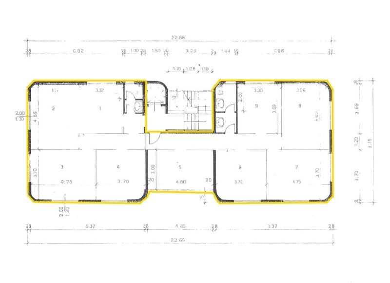 Uffici da ca. 240 m² a ca. 600 m² in palazzina di standing superiore con posti auto (13)