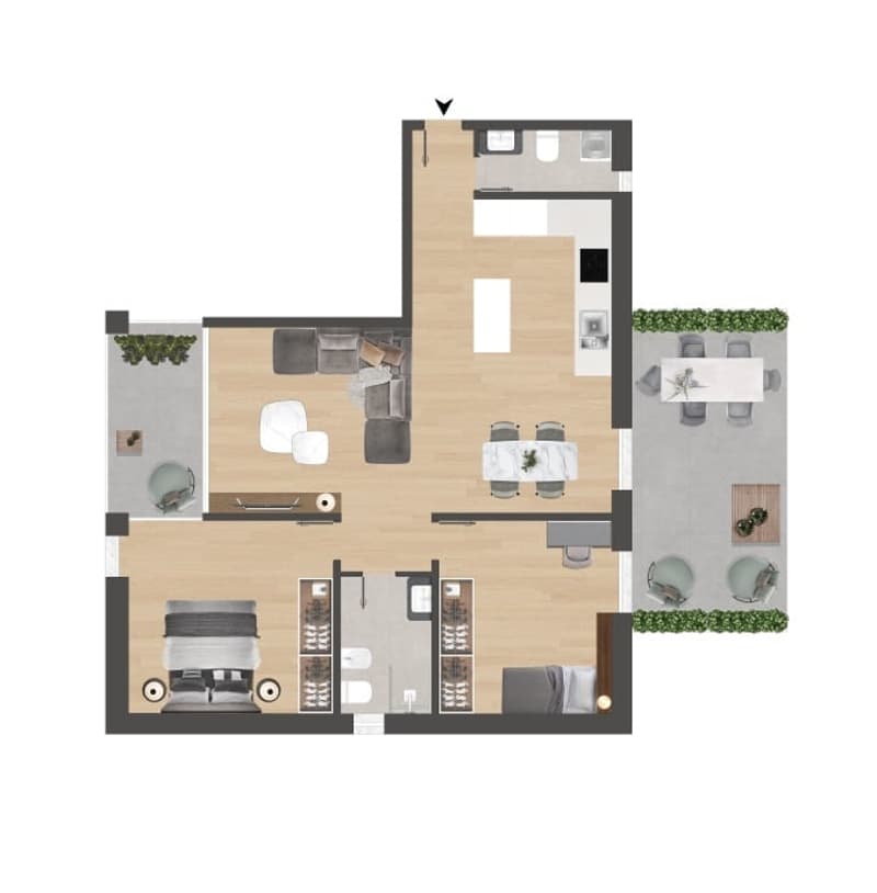 Nuova residenza in zona soleggiata con vista aperta e formula “Rent to Buy” (16)