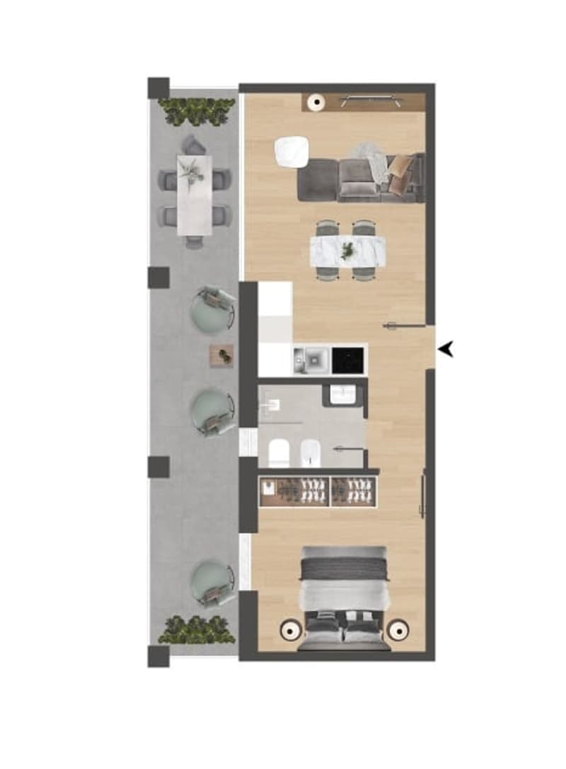 Nuova residenza in zona soleggiata con vista aperta (13)
