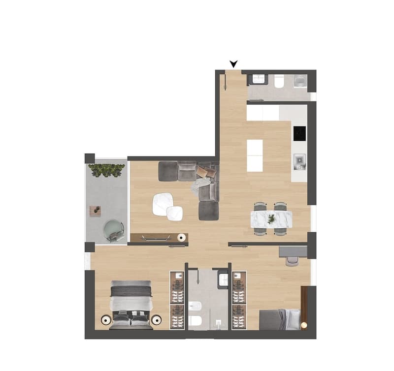 Nuova residenza in zona soleggiata con vista aperta e formula “Rent to Buy” (16)