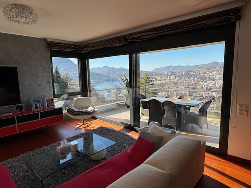 Lussuoso attico in posizione ricercata con vista sulla città e sul lago (14)