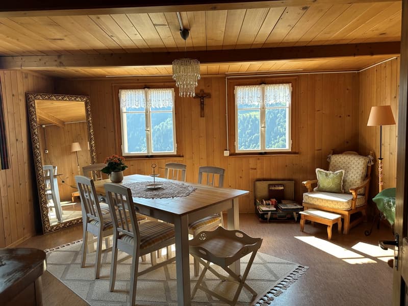 Casa colonica con due fabbricati e panorama montano a Rabius (13)