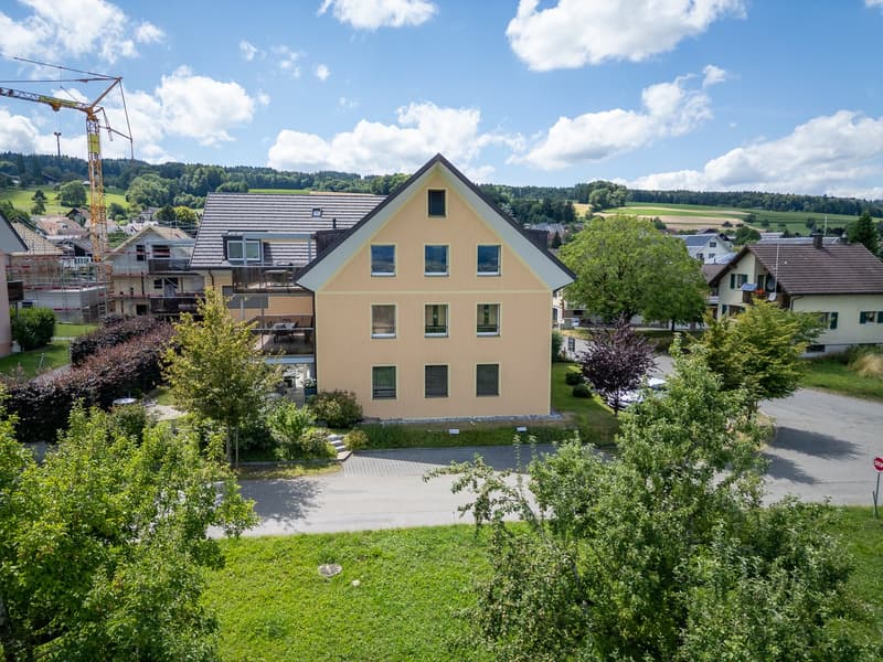 Blick auf die Liegenschaft