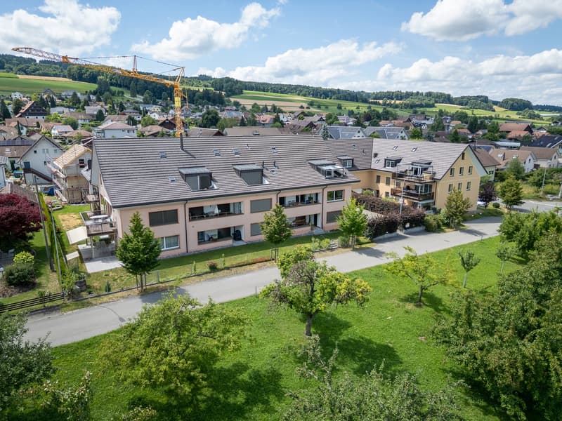 Blick auf die Liegenschaft