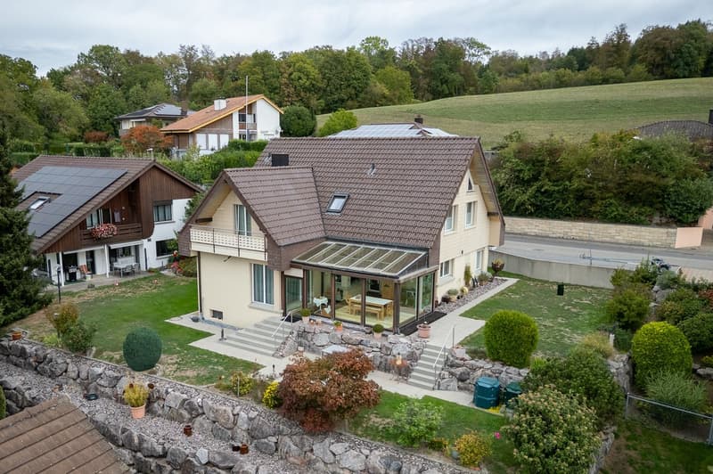 Blick auf die Liegenschaft