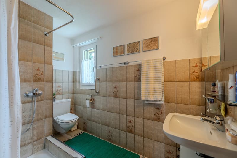 Badezimmer mit Dusche (Erdgeschoss)