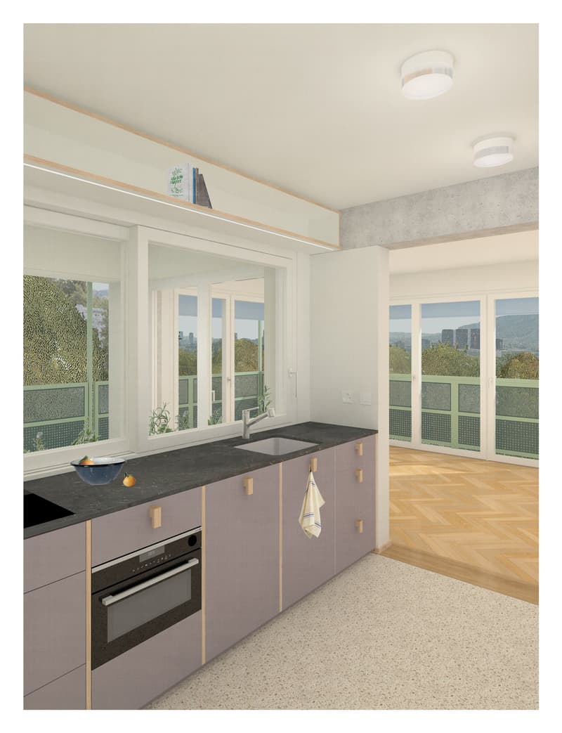Vivre avec style et vue – appartement 2.5 pièces dans un lieu populaire à Zurich (3)