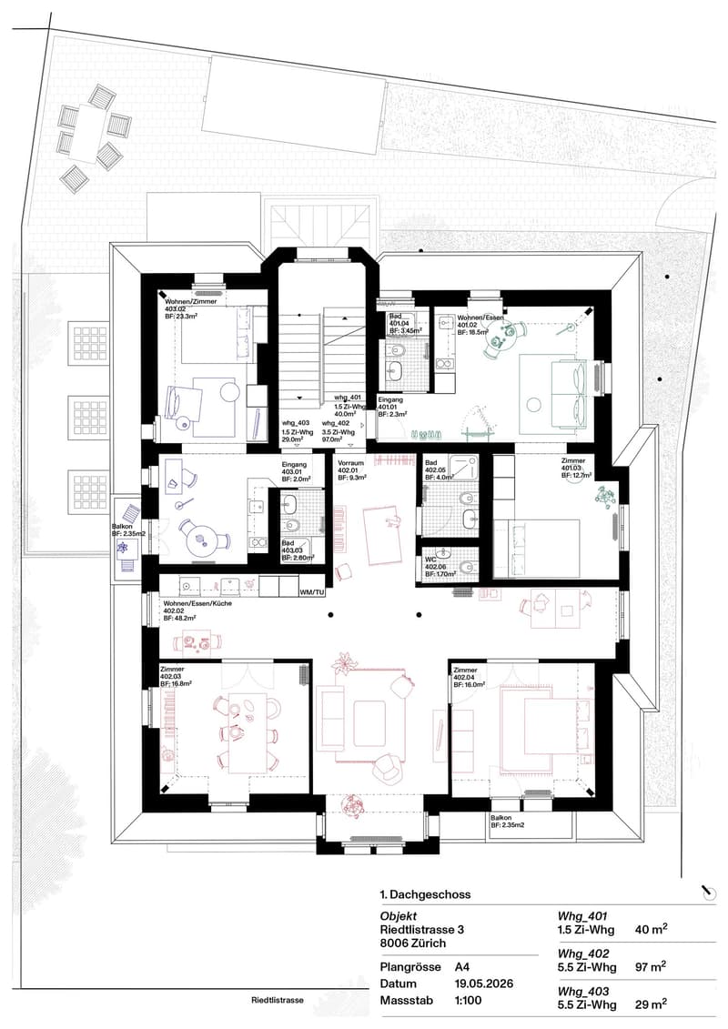 Stylishly furnished 1.5-room apartment near Schaffhauserplatz (6)