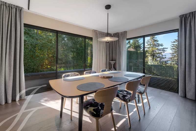 Panoramic view of the lake and contemporary interiors (8)