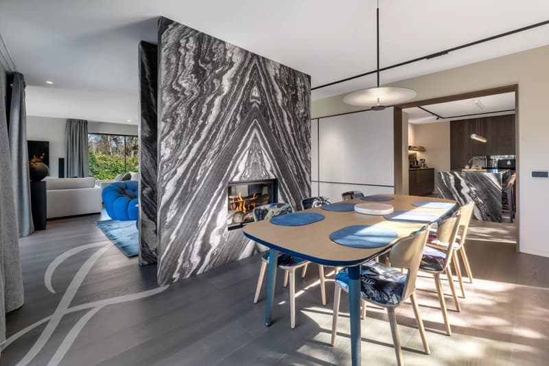 Panoramic view of the lake and contemporary interiors (5)
