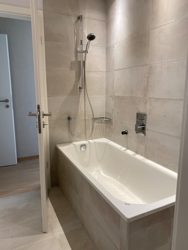 4.5 room apartment on the lower ground floor with garden - Route des (7)