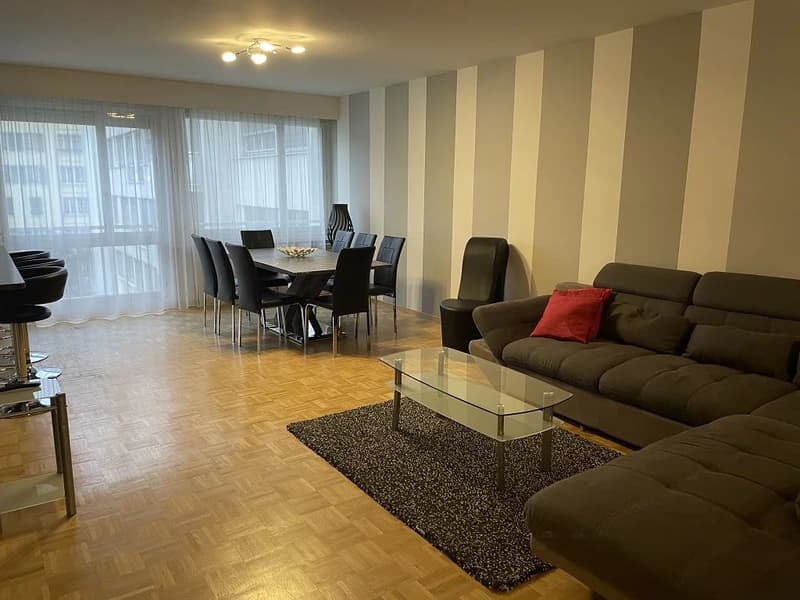Au coeur de Champel à Genève, appartement meublé de 8 pièces au 3ème étage (1)