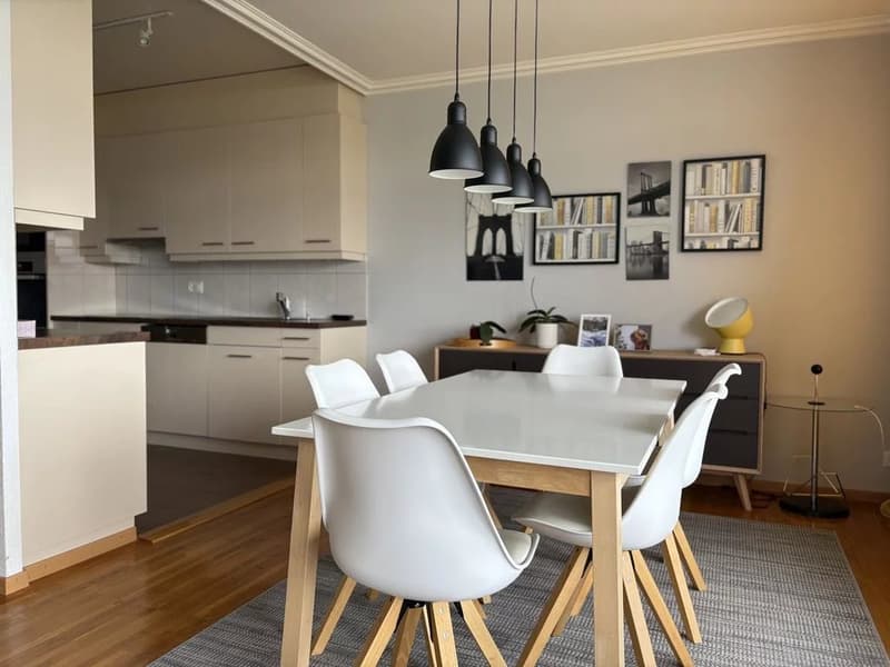 A proximité des organisations internationales, appartement meublé de 3 pièces (2)