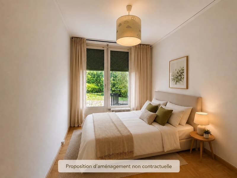 Beautiful Opportunity in Confignon? Semi-Detached Single-Story House to Renovate (6)