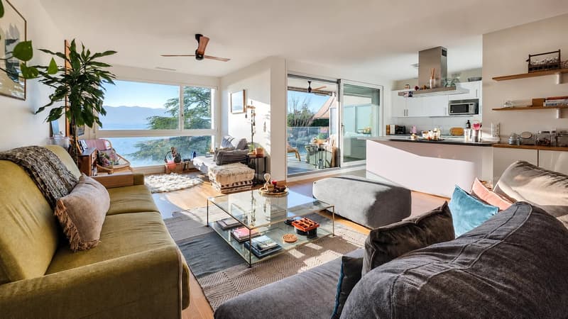 Exclusivité - Magnifique 4 pièces avec vue imprenable sur le Lac (3)