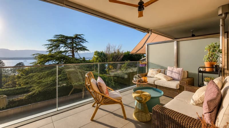 Exclusivité - Magnifique 4 pièces avec vue imprenable sur le Lac (3)
