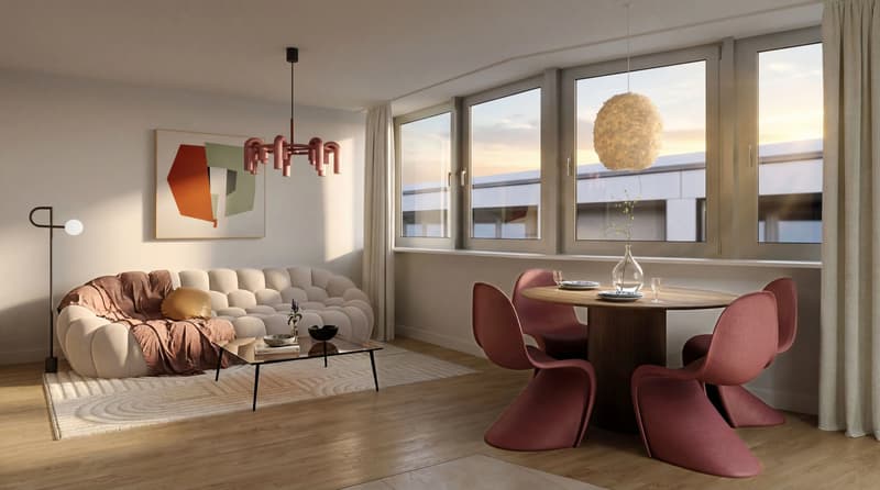 Appartement de 3 pièces neuf en plein centre Rive droite (3)