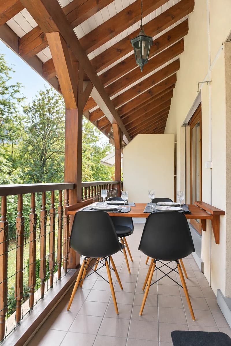 Bel appartement de 4 pièces à Veyrier, 90 m², 2 chambres au bénéfice du Casatax. (2)