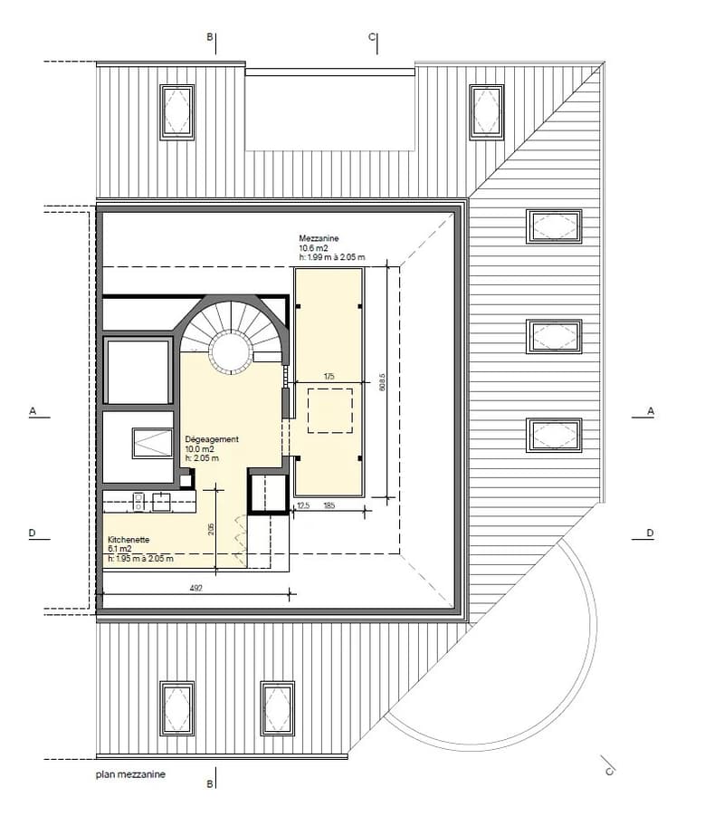 Uffici completamente ristrutturati in attico con 2 terrazze (13)