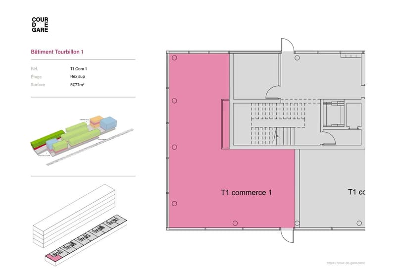 For rent ? 97 m² commercial space with exceptional visibility in Cour de Gare, Sion (4)