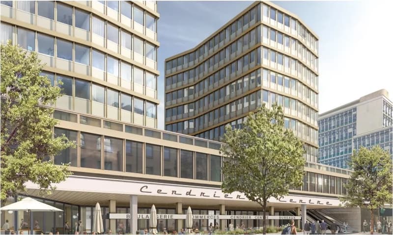 Surfaces administratives dans un bâtiment entièrement rénové (1)
