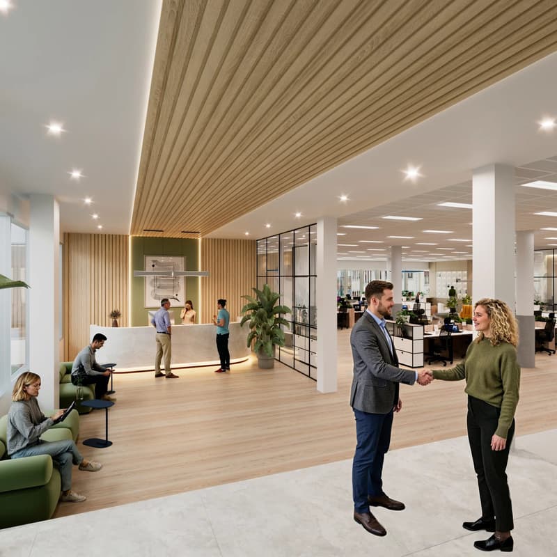 Surfaces administratives dans un bâtiment entièrement rénové (2)