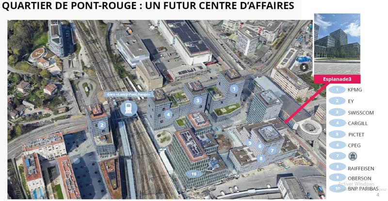 Bureaux - Esplanade de Pont-Rouge, Etage 7 (11)