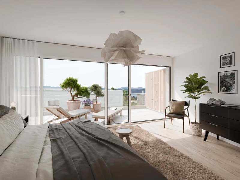 Les Capites - triplex di 5,5 locali con giardino (3)
