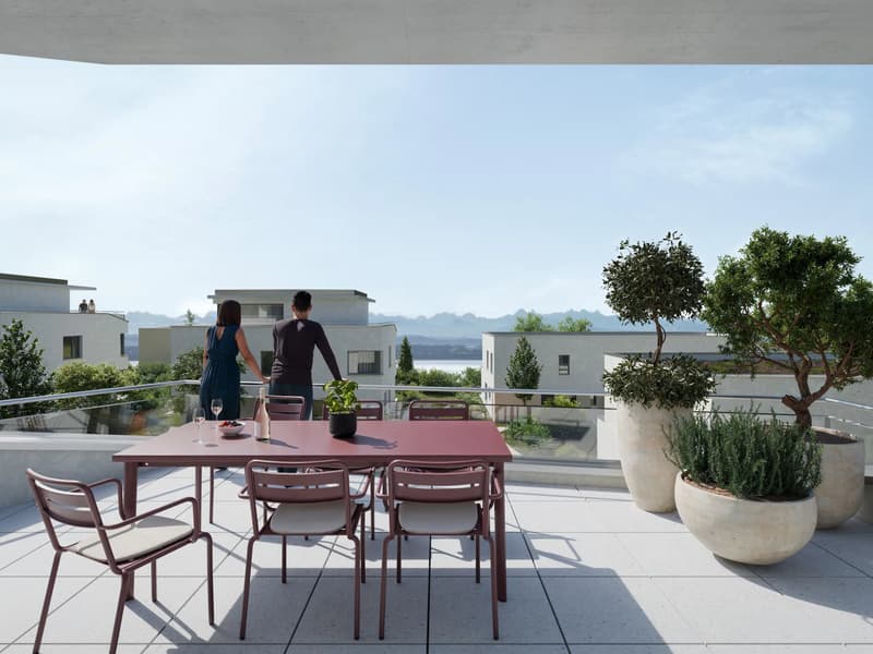 Les Capites - triplex di 5,5 locali con giardino (4)