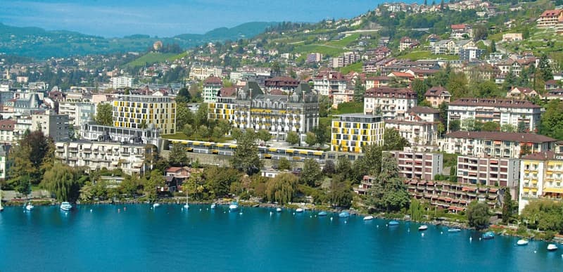 6,5 Zimmer mit Panoramablick auf den See und die Dents du Midi (1)