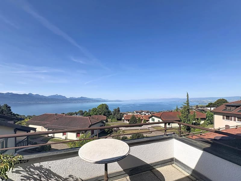 Attikawohnung von 135 m² mit atemberaubendem Blick auf den Genfersee (1)