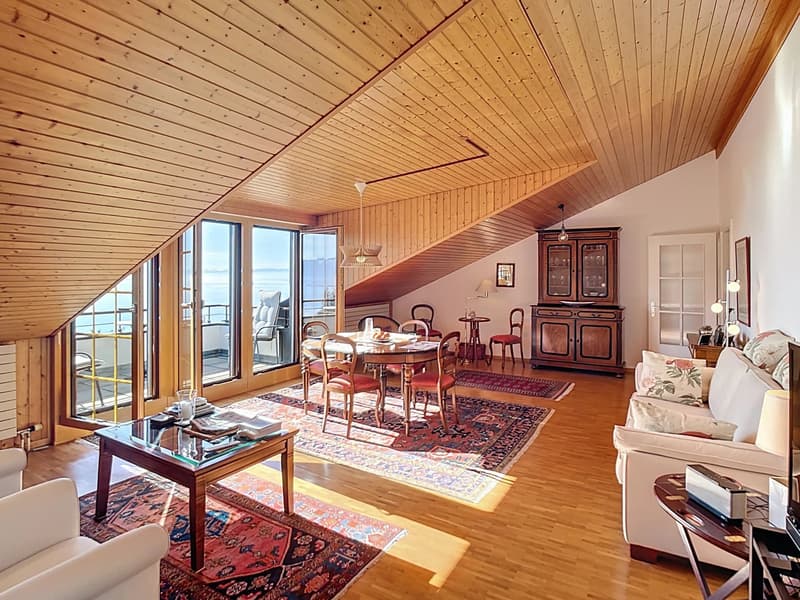 Attique de 135 m2 avec vue imprenable sur le bassin lémanique (8)