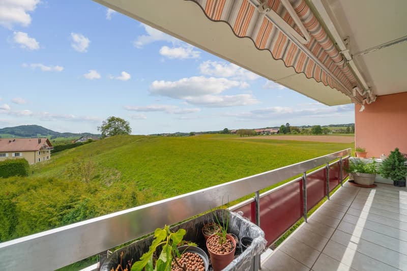 Appartement de 4,5 pièces avec vue dégagée sur la campagne (1)
