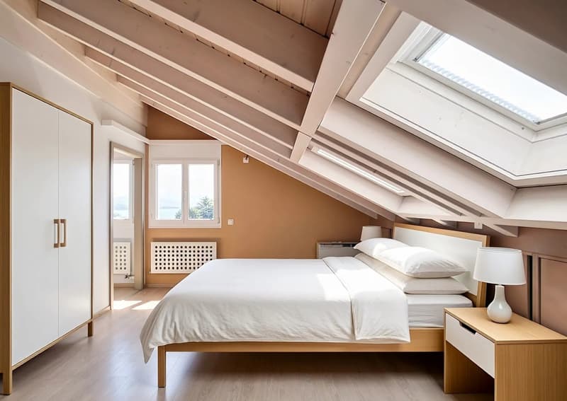 Attique en duplex de 6,5 pièces avec vue sur le lac à St-Sulpice (11)