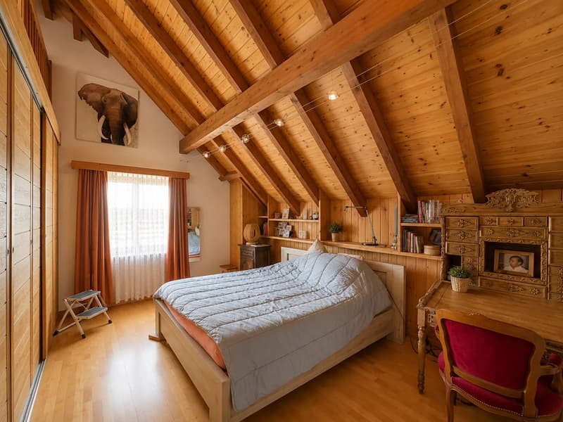 Individual villa with garden in a residential area of Collombey (8)