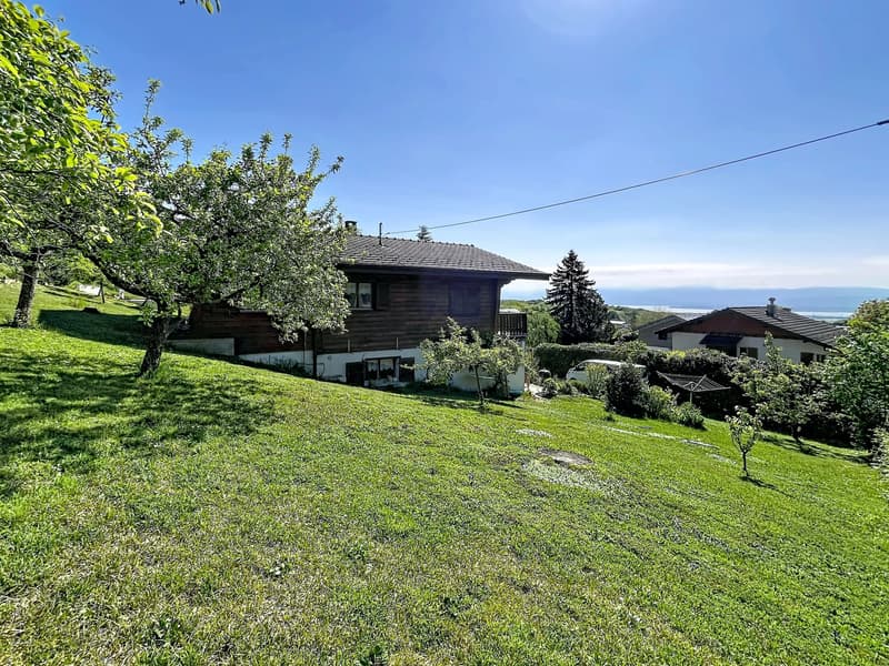 Plot with chalet in a green setting and lake view (6)