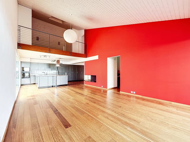 Architect's villa with 100m2 terrace and panoramic view of the lake, just 10 minutes' walk from the center of Arzier (8)