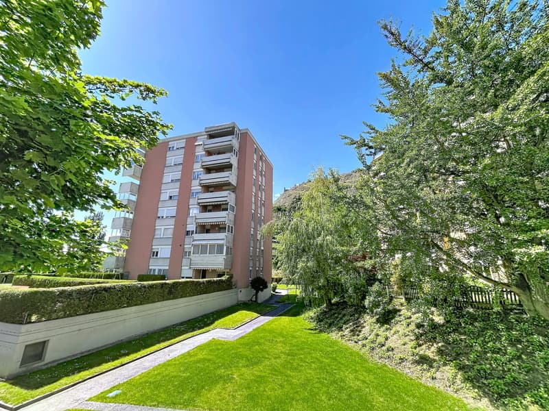 Bel appartement traversant de 4,5 pièces dans le quartier de Vissigen à Sion (1)
