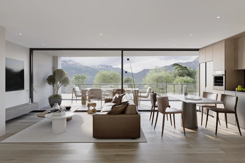 Appartement neuf en attique de 3.5 pièces avec terrasse (3)