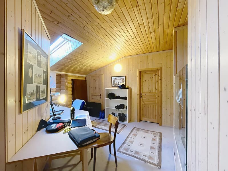 Chalet canadien en rondins avec deux appartements et vue imprenable (11)