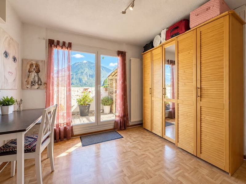 Sierre en panorama grand angle ? 4,5 pièces au 15e et dernier étage ! (8)