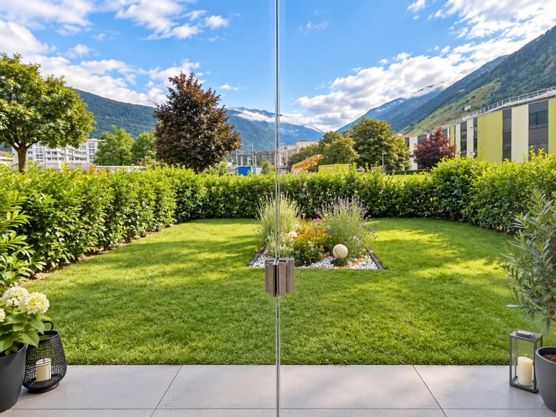 Investissez à Martigny : 2,5 pièces récent avec véranda, terrasse et jardin privatif ! (7)