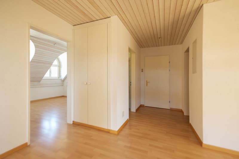 St. Gallen - Zentrale und lässige Dach-Wohnung mit Galerie, Cheminée und Balkon! (13)
