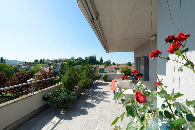 Traumhafte 4 1/2 Zimmer-Attika-Wohnung mit Lift, Terrassen und Aussicht (4)